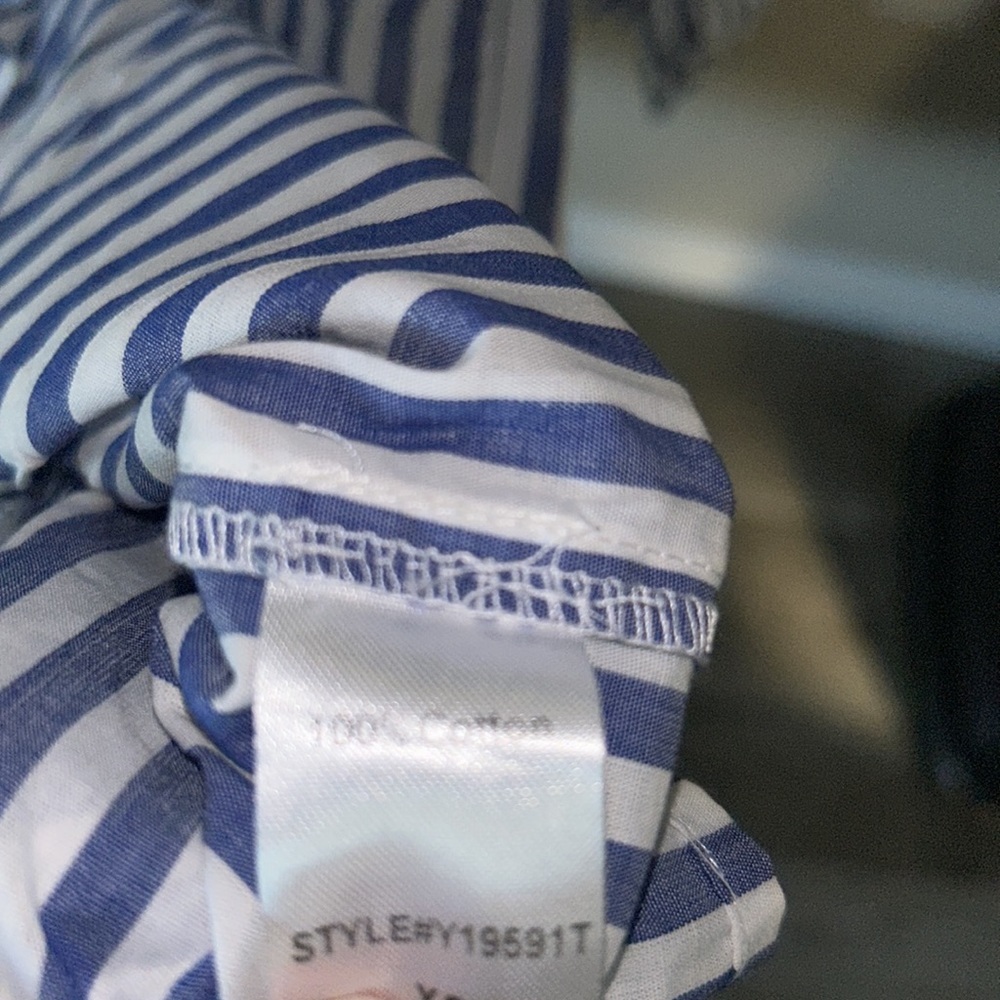 Blue and White Stripe Cotton Poplin Kenzo Dress
POMANDER PLACE - Picture 11 of 14